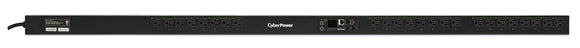 CyberPower PDU81101 Switched Metered-by-Outlet PDU, 100-120V/20A, 24 Outlets, 0U Rackmount
