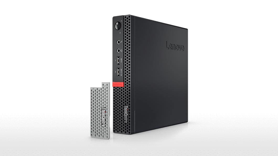 Lenovo ThinkCentre M910q Tiny Desktop 10MV000NUS - Intel Core i5-7500T Processor, 8GB RAM, 256GB PCIe SSD, Windows 10 Pro