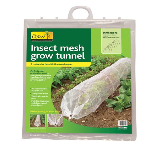 Gardman 7686 Insect Mesh Grow Tunnel, 10' Long x 18