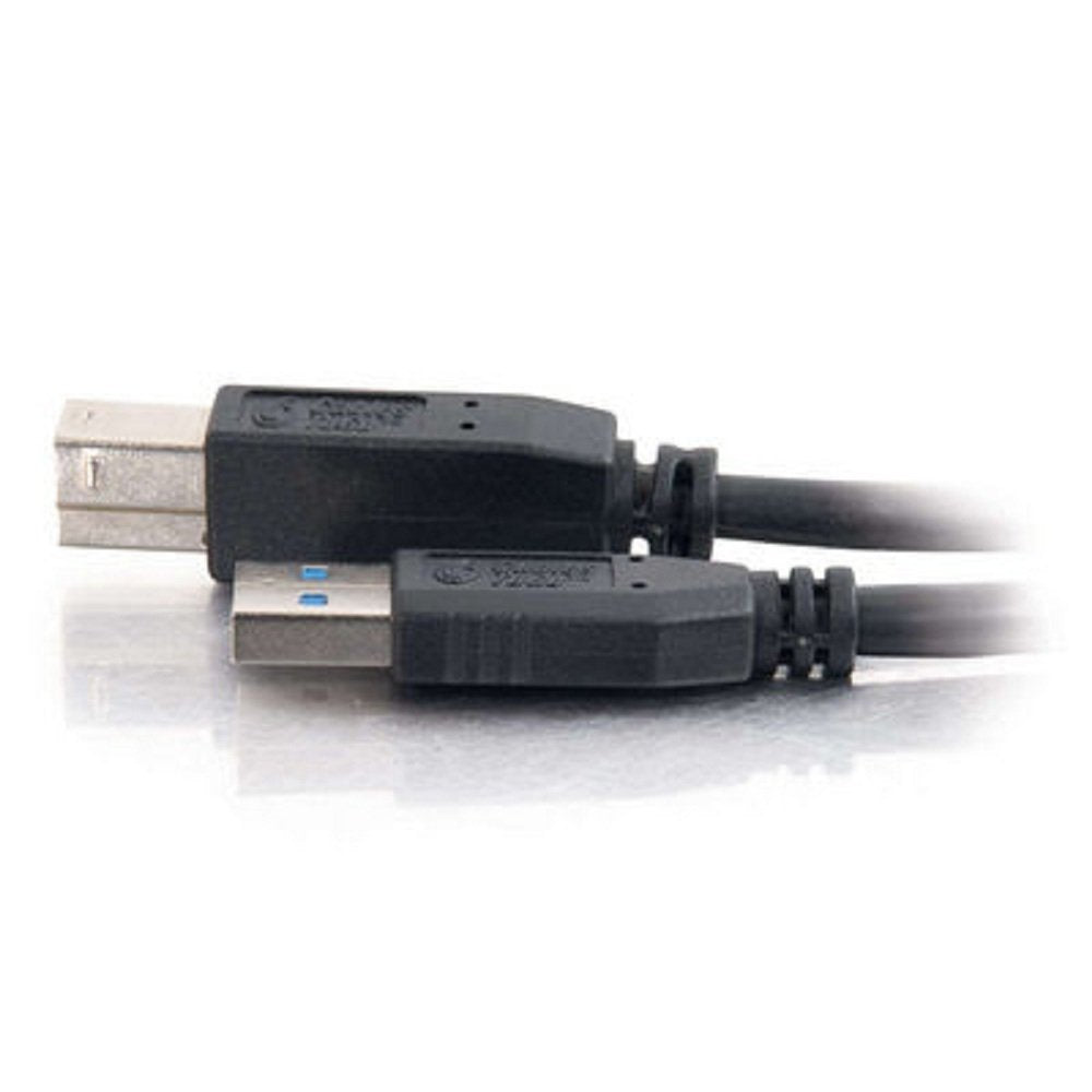 C2G 54174 USB Cable - USB 3.0 A Male to B Male Cable for Printers, Scanners, Brother, Canon, Dell, Epson, HP and more, Black (6.6 Feet, 2 Meters)