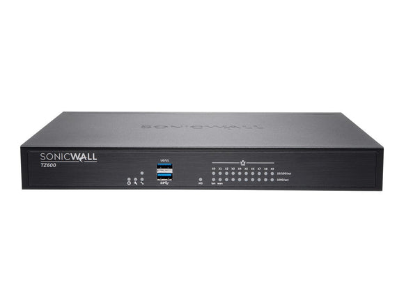 SonicWALL TZ600 Security Appliance, Black (01-SSC-3043)