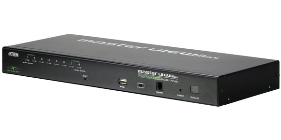 8-Port Ps/2-Usb Kvm on The Net with 1 Local/Remote User Access