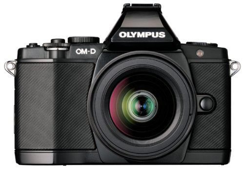 Olympus OM-D E-M5 V204041BU000 16MP Live MOS Interchangeable Lens Camera with 3.0-Inch Tilting OLED Touchscreen and 14-42mm Lens (Black)