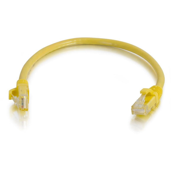 2ft Cat5e Yellow Snagless Patch Cable