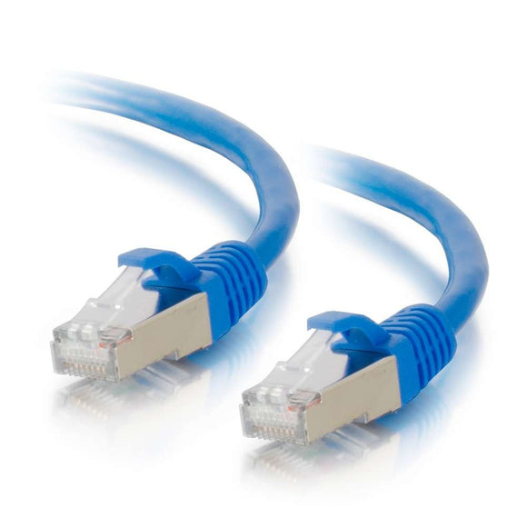 3ft Cat6a Blue Shielded Network Patch Cable