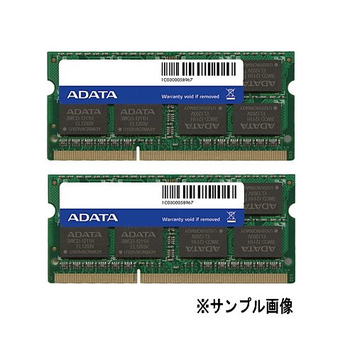 A-DATA Premier Pro Series 16 GB Kit (8 x 2) DDR3 1333Mhz CL11 Dual Channel SODIMM  Laptop Memory  AD3S1333W8G9-2