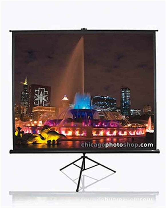 Elite Screens T99NWS1 Tripod Portable Projection Screen (99 inch 1:1 AR)