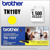 Brother TN110Y Genuine Yellow Toner Cartridge