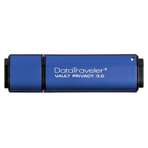 Kingston Digital Data Traveler AES Encrypted Vault Privacy 256Bit 3.0 USB Flash Drive