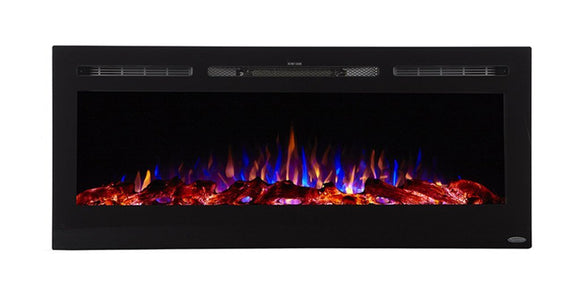 Touchstone Sideline Recessed Mounted Electric Fireplaces