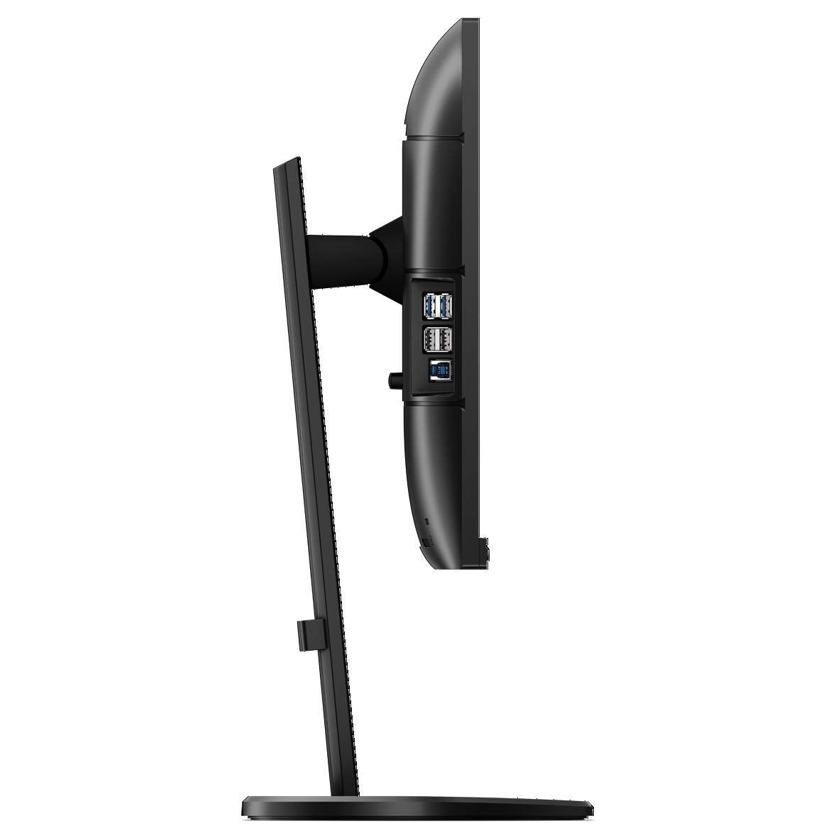 Philips 241B8QJEB 24" Frameless Monitor, Full HD 1080P, IPS Panel, HDMI/DisplayPort/DVI-D/VGA, USB 3.0 hub, Built-in Speakers, VESA, Ergonomic Stand, TCO Edge