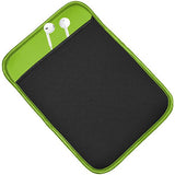 Amzer AMZ90807 Neoprene Sleeve 10, Inch Case Cover with Pocket for Tablets, Ebooks and Netbooks (Matt Black/Leaf Green)