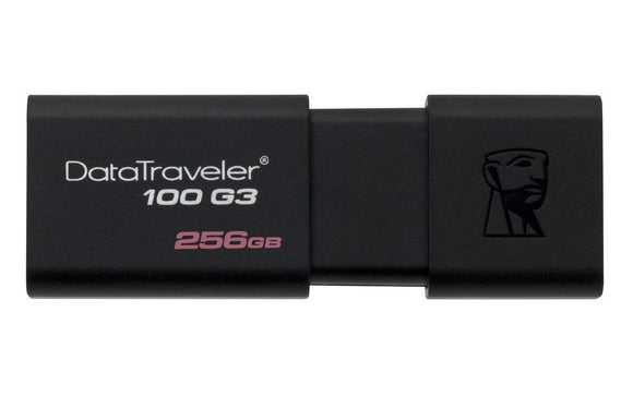 Kingston DT100G3/256GBCR 256GB USB 3.0 DataTraveler 100 G3 (130MB/S Read)
