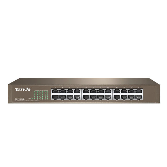Fast ?thernet 24 Port Switch 19-inch Tenda TEF1024D
