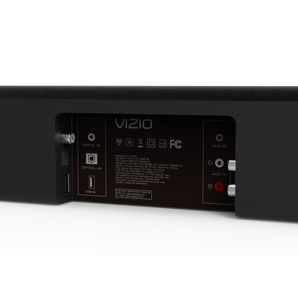 VIZIO SB3820-C6 38-Inch 2.0 Channel Sound Bar