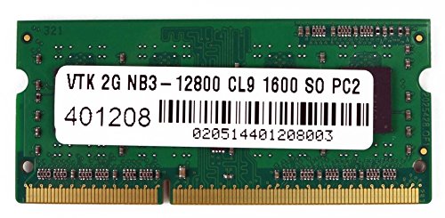 VisionTek 2GB DDR3 1600 MHz (PC3-12800) CL9 SODIMM, Notebook Memory - 900450