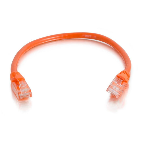 C2G 00458 Cat5e Cable - Snagless Unshielded Ethernet Network Patch Cable, Orange (75 Feet, 22.86 Meters)