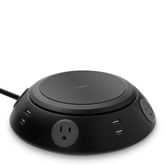Belkin Conference Room Power Center with 4 Surge Outlets and 8 USB Charging Ports