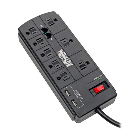 Y417U Tripp Lite USB Charging Computer Surge Protector (TLP88TUSBB)