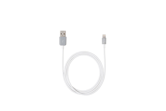 iStore Apple Certified Lightning Sync/Charge Cable, 3.3 Feet, White and Grey (ACC96105CAI)