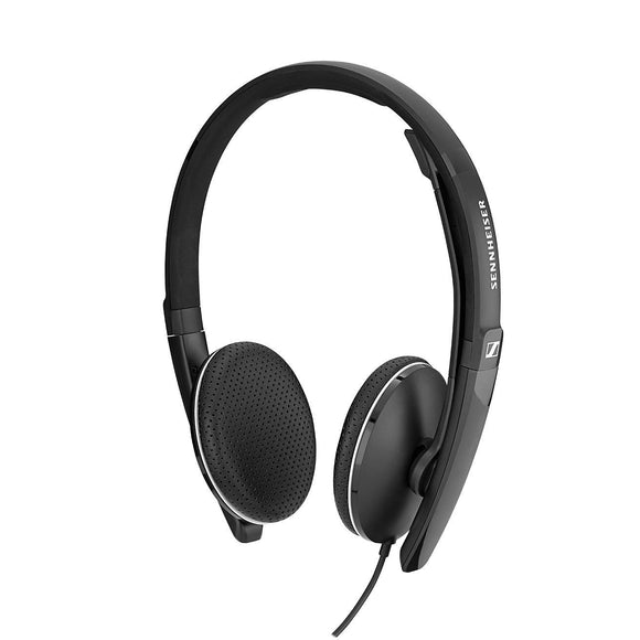 SENNHEISER SC 160 USB (508315) - Double-Sided (Binaural) Headset for Business Professionals | with HD Stereo Sound, Noise Canceling Microphone, & USB Connector (Black)