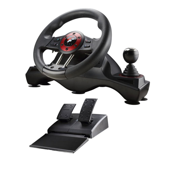 Flashfire 4-in-1 Force Racing Wheel Set, compatible with PC, PS3, PS4 and X-Box One, 270 degree rotation steering wheel PC/Mac/Linux