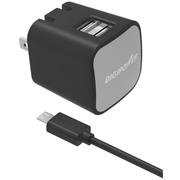 DIGIPOWER Wall Charger for Smartphone/Tablet - Retail Packaging