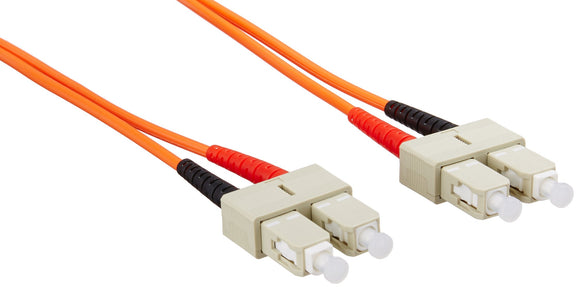 3m Sc/Sc Duplex 62.5/125 Multimode Fiber Patch Cable - Orange