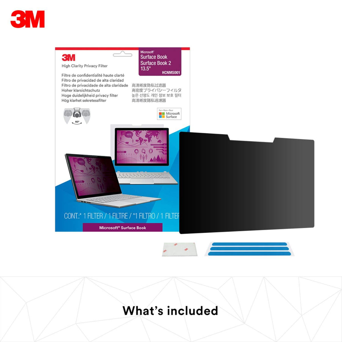 3M Privacy Filter for Microsoft Surface Book (PFNMS001)