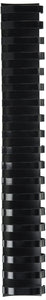 Fellowes Plastic Comb Binding Spines, 1 1/2 Inch Diameter, Black, 340 Sheets, 50 Pack (52368)