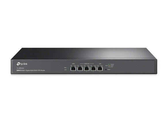 TP-Link Gigabit Dual-WAN VPN Router, 2 WAN ports, 2 LAN ports, 1 DMZ port, Ipsec PPTP L2TP VPN, Load Balance (TL-ER6120 V1)