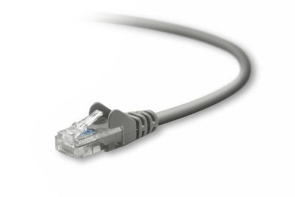 Belkin A3L791-S 50-Foot RJ45 CAT 5e Snagless Molded Patch Cable (Gray)