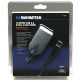 Manhattan 179225 Hi-Speed USB 2.0 SVGA Converter (Silver/Blue)
