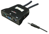 2 Port Mini KVM Switch - PS2 w/ Audio