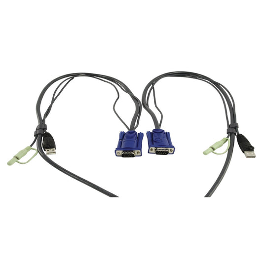ATEN Petite CS-62U - monitor/keyboard/mouse/audio switch - 2 ports (CS62U)