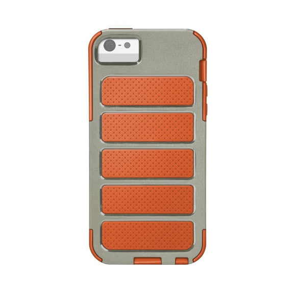 X-Doria 409537 Shield Case for iPhone 5-1 Pack - Retail Packaging - Orange/Grey