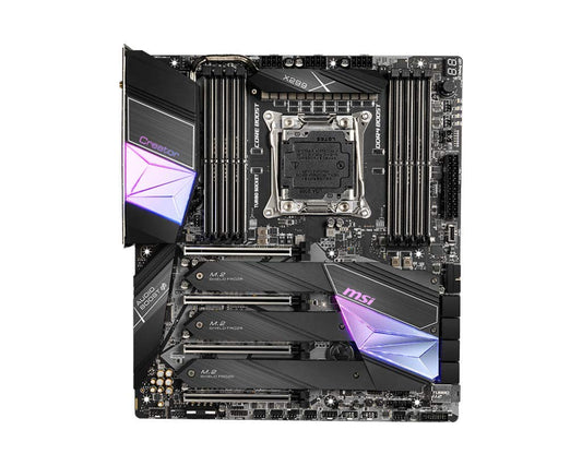 MSI Gaming Intel X299 Lga 2066 Thunderbolt M3 Wi-Fi 6 10G LAN DDR4 USB3.2 Gen 2 SLI CFX Extended ATX Motherboard (Creator X299)