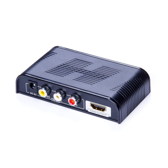 Techly Digital to Analog Converter Composite/Cvbs to HDMI Mini Converter, (IDATA SPDI)