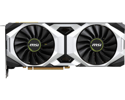MSI GAMING GeForce RTX 2080 8GB GDRR6 256-bit HDMI/DP/USB Ray Tracing Turing Architecture Graphics Card (RTX 2080 VENTUS 8G OC)