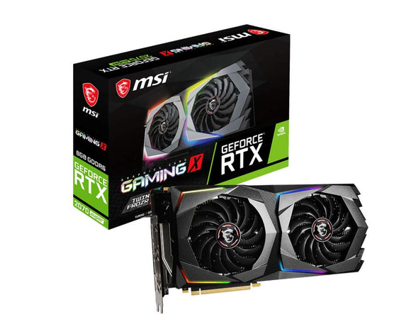 MSI Gaming GeForce RTX 2070 Super 8GB GDRR6 256-Bit HDMI/DP Nvlink Twin-Frozr Turing Architecture Overclocked Graphics Card (RTX 2070 Super Gaming X)