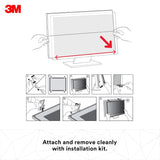 3M Computer Privacy Screen Filter for 22 inch Monitors - Framed - Black - Widescreen 16:9 - PF220W9F