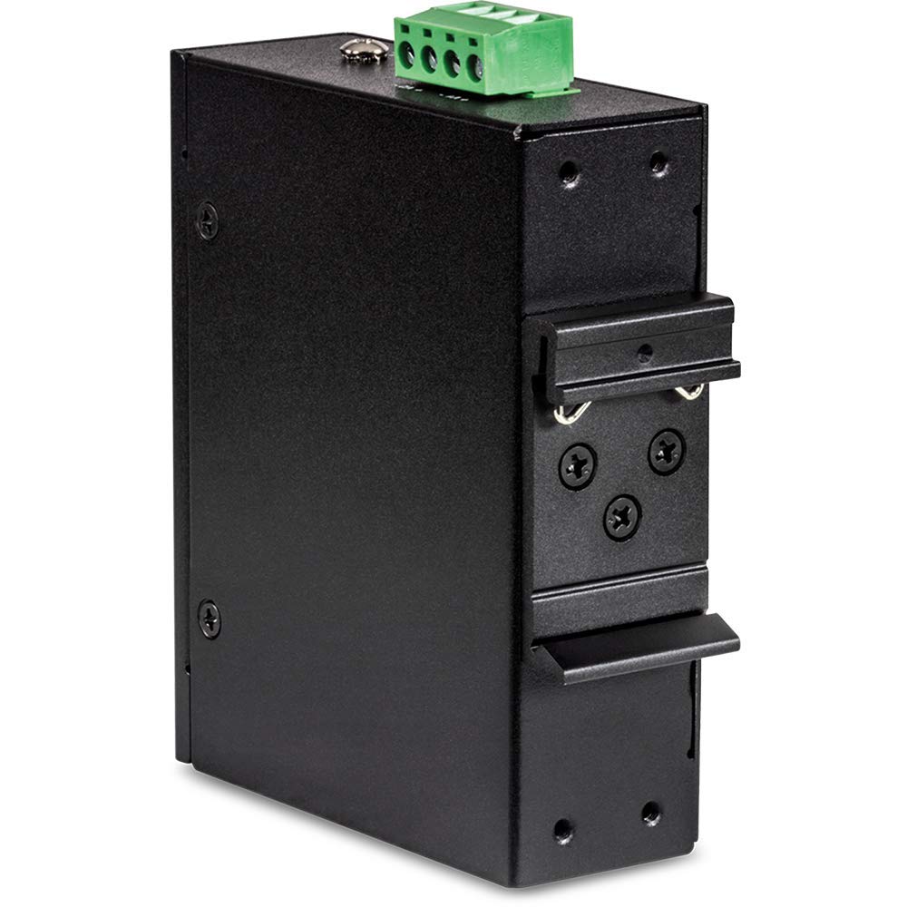 TRENDnet 5-Port Industrial Fast Ethernet PoE+ DIN-Rail Switch, 4 X Fast Ethernet PoE+ Ports, 1 X Fast Ethernet Port, 90W PoE Power Budget, 1 Gbps Switch Capacity
