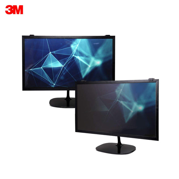 3M Computer Privacy Screen Filter for 22 inch Monitors - Framed - Black - Widescreen 16:9 - PF220W9F