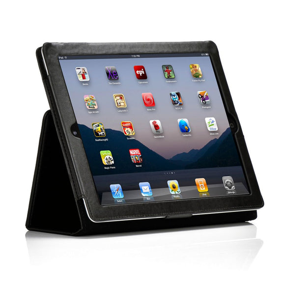 DashFolio Lambskin for iPad - Black