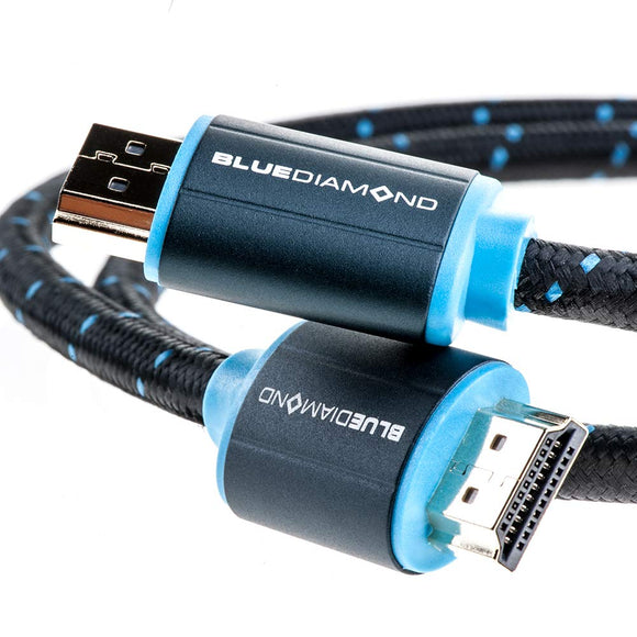 BlueDiamond Premium HDMI Cable with Ethernet - Tangle Free - 3 feet