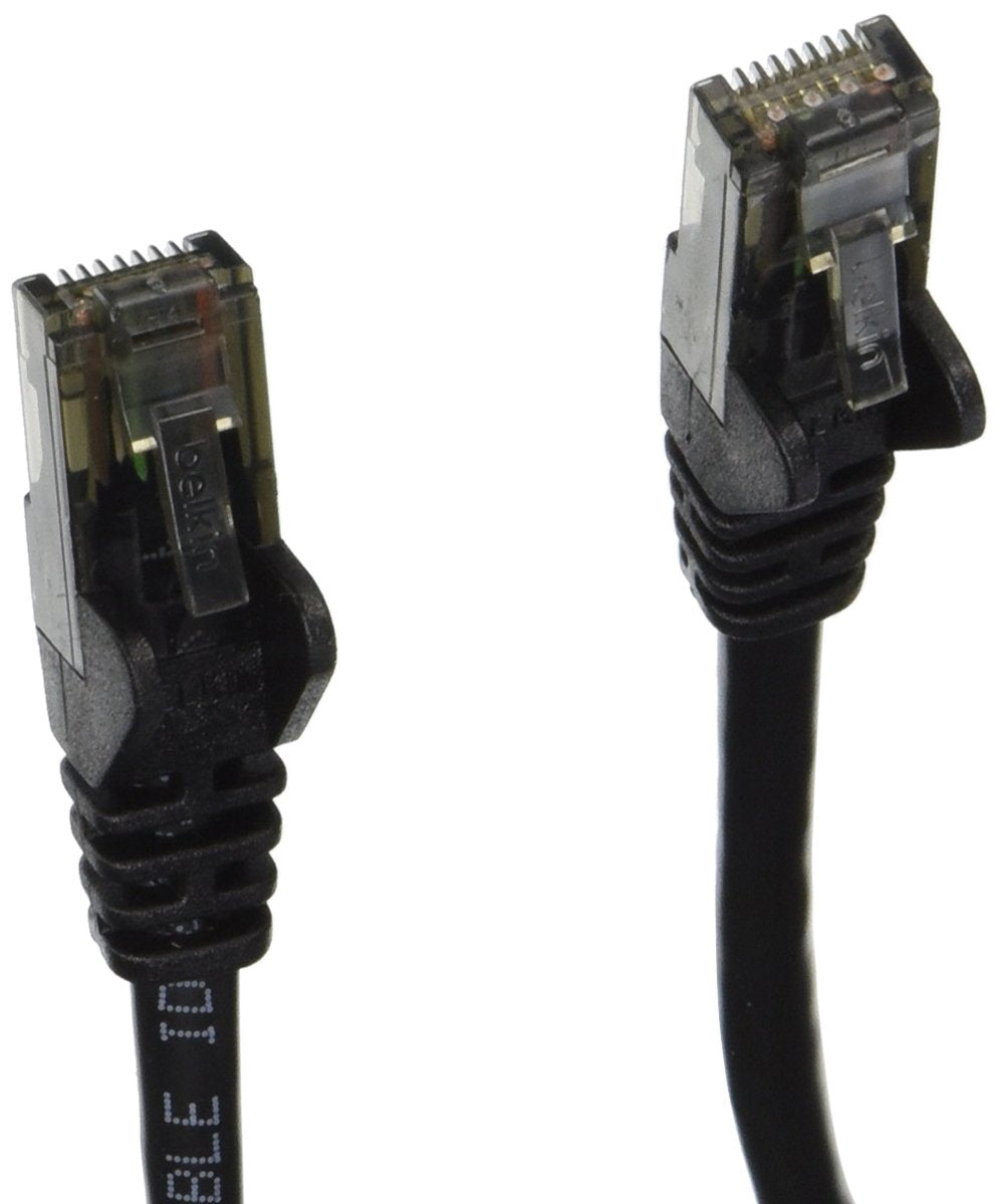 Belkin Snagless CAT6 Patch Cable * RJ45M/RJ45M; 3 Black ( A3L980b03-BLK-S )