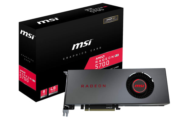 MSI Gaming Radeon RX 5700 256-bit HDMI/DP 8GB GDRR6 HDCP Support DirectX 12 Single Fan VR Ready OC Navi Architecture Graphics Card (Radeon RX 5700 8G)