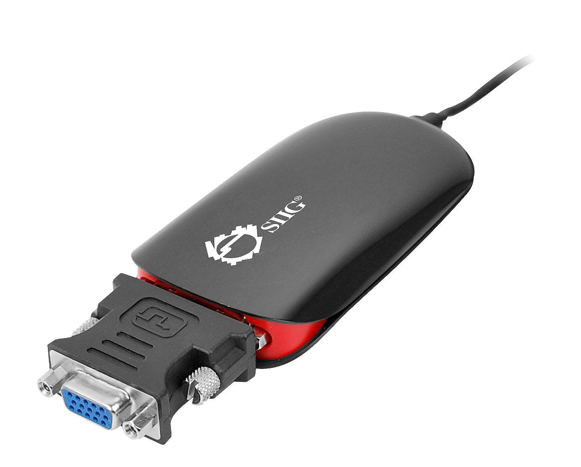 SIIG USB to DVI/VGA Multi Monitor Video Adapter (JU-DV0211-S1)