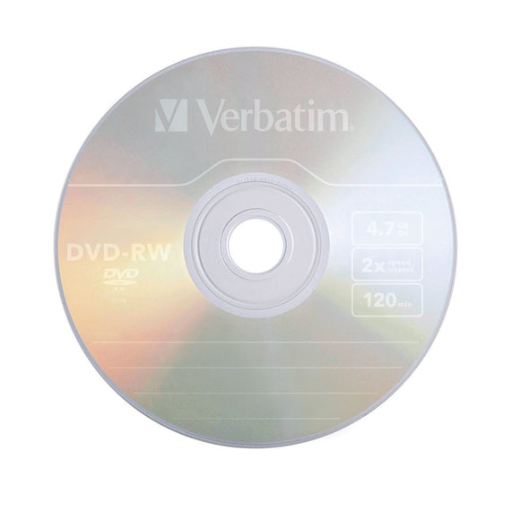 Verbatim 1PK DVD-RW 4.7GB 2X BRANDED ( 94501 )