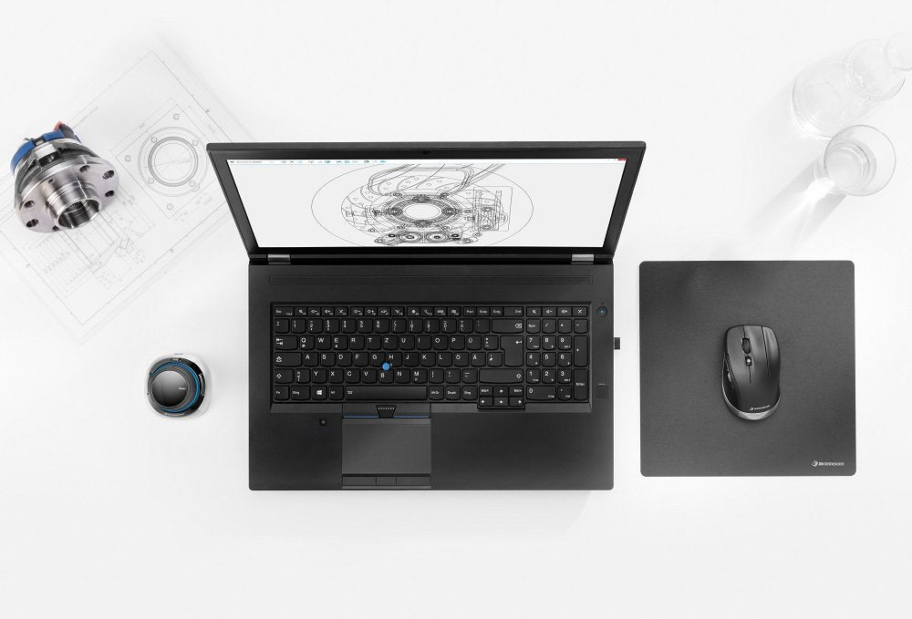 3Dconnexion 3DX-700067 Spacemouse Wireless Kit - 3D Mouse - 2.4 Ghz (3Dx-700067), Black
